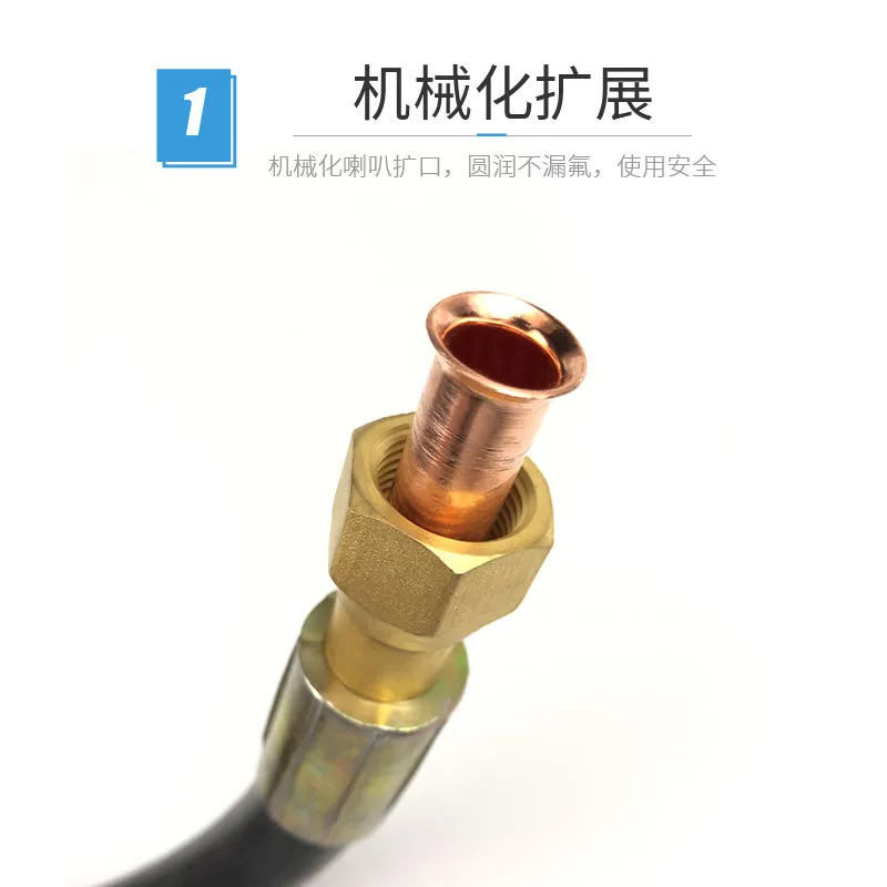 air conditioning connecting pipe car RV air conditioning hose 1P2 horses threading pipe cold storage refrigeration uni