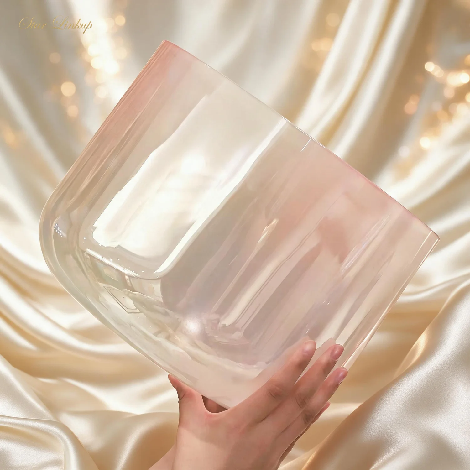 NEW2026Thickened High-quality Large-sized Gradient Aurora Alchemy Crystal Bowl crystal singing bowls singing bowl meditation
