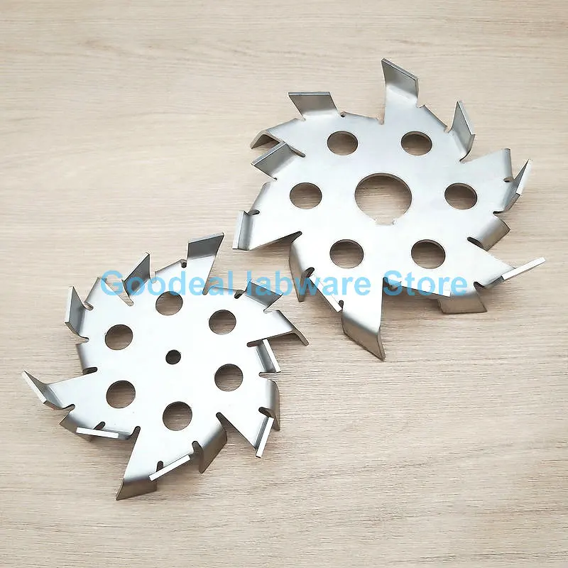 1pcs 304 Stainless Steel Serrated stirring plate with Deflector hole,Mixing high viscosity material Dispersion Plate