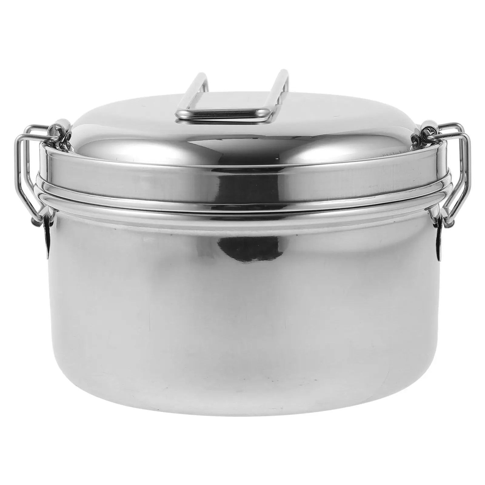 Stainless Steel Bento Lunch Box Set Sealed Lightweight Compact Food Container for Travel Outdoor Meals