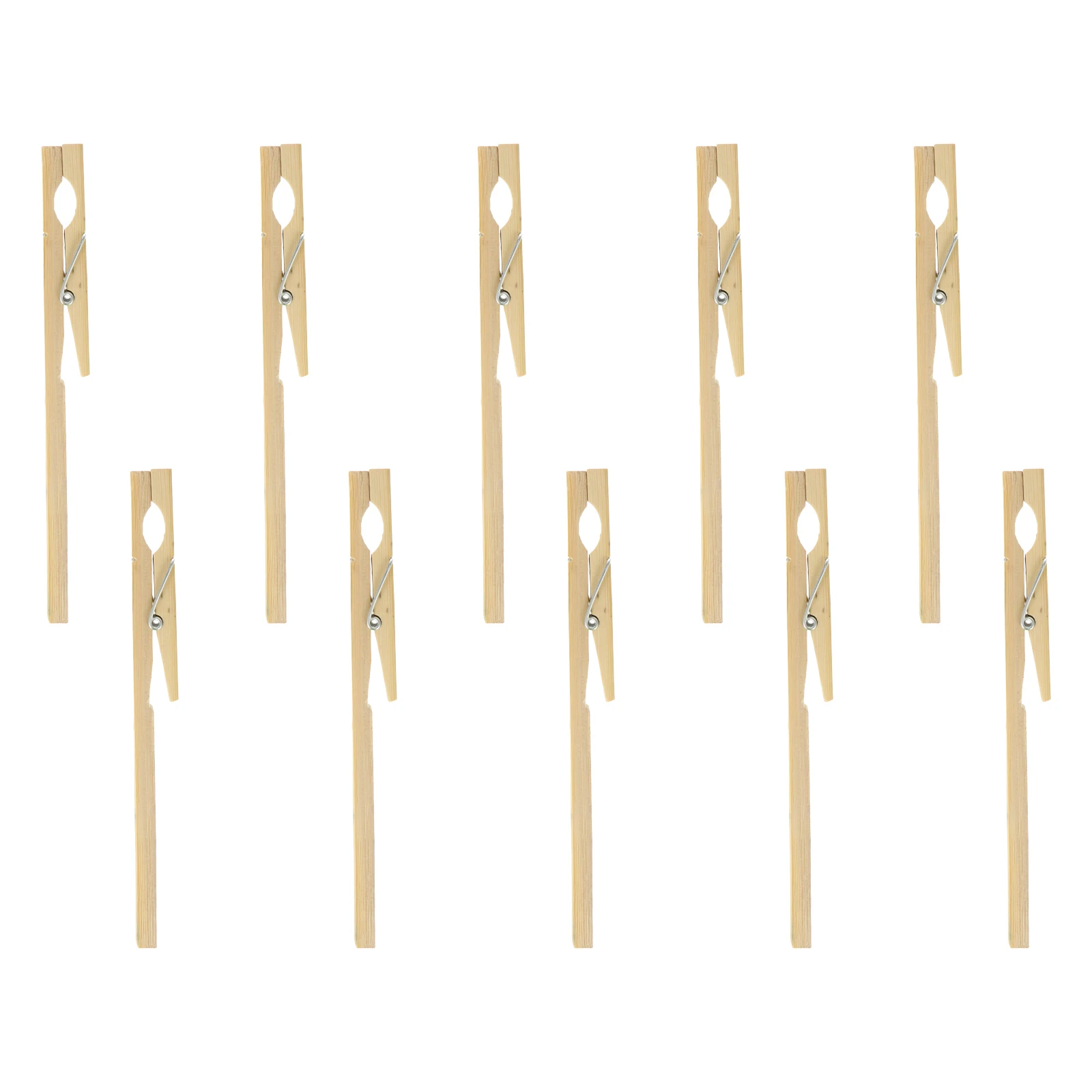 

10pcs Bamboo Test Tube Holder Wood Material Laboratory Experiment Accessory 17 5cm Long Handle Safety Design