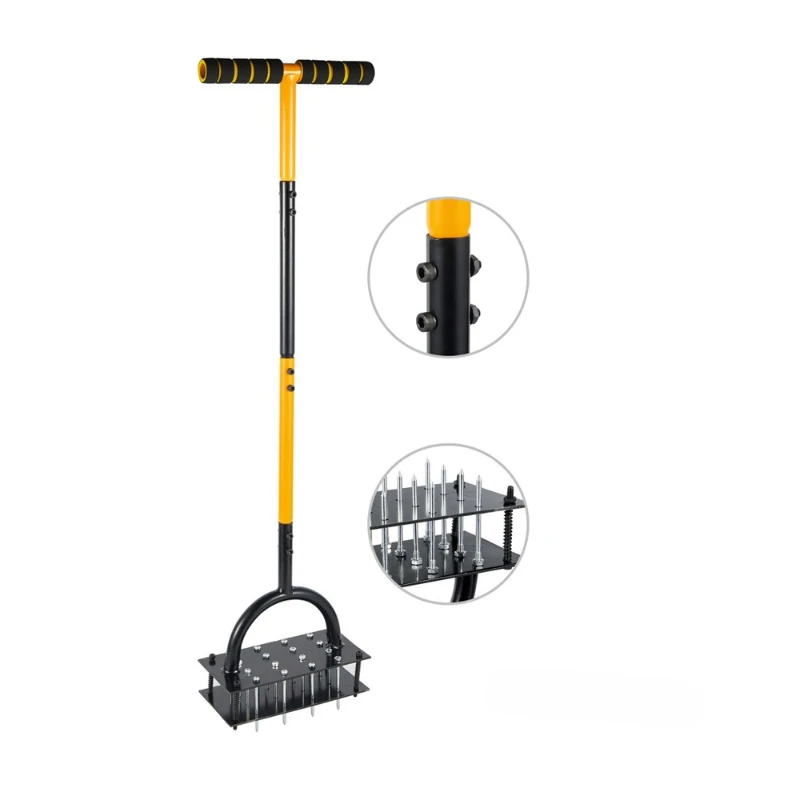 

Spring scarifier lawn picker tool aerator