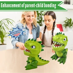 Dinosaurs Teeth Game for Kids Party, Dentist Biting Finger Games Push Tooth Down Game Funny Toys Dinosaur Toys Birthday Gifts