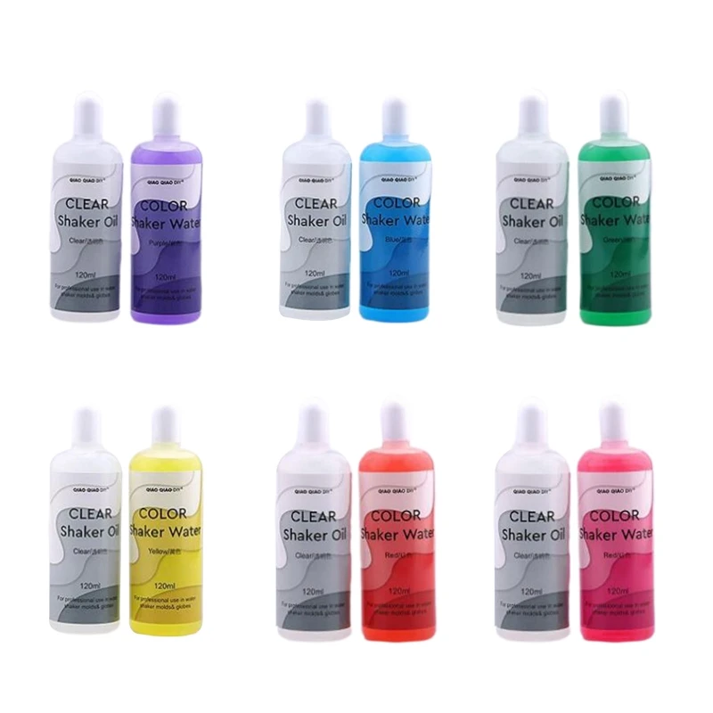 

2 Bottles 120ml Silicone Pouring Oil UV Epoxy Resin Silicone Mold Liquid DIY Art Crafts Oil Jewelry Making Tools