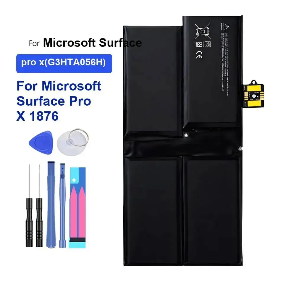 

Для Microsoft Surface Pro X 1876 G3HTA056H аккумулятор для ноутбука с высокой совместимостью 5039 мАч