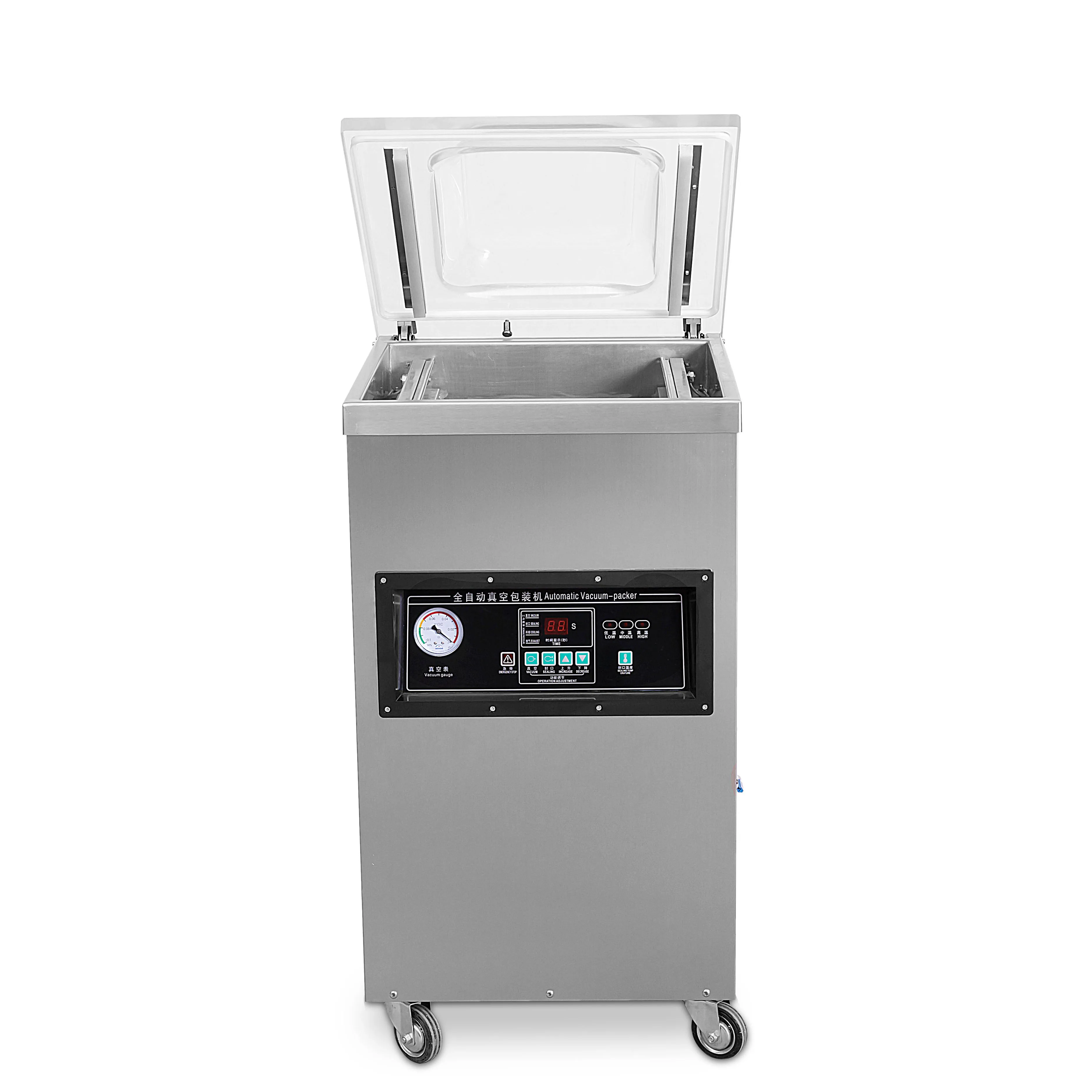 Glass Jar Sealing Machine / Glass Jar Vacuum Sealer Machine / Vacuum Sealer Chamber Size 200mm Depth