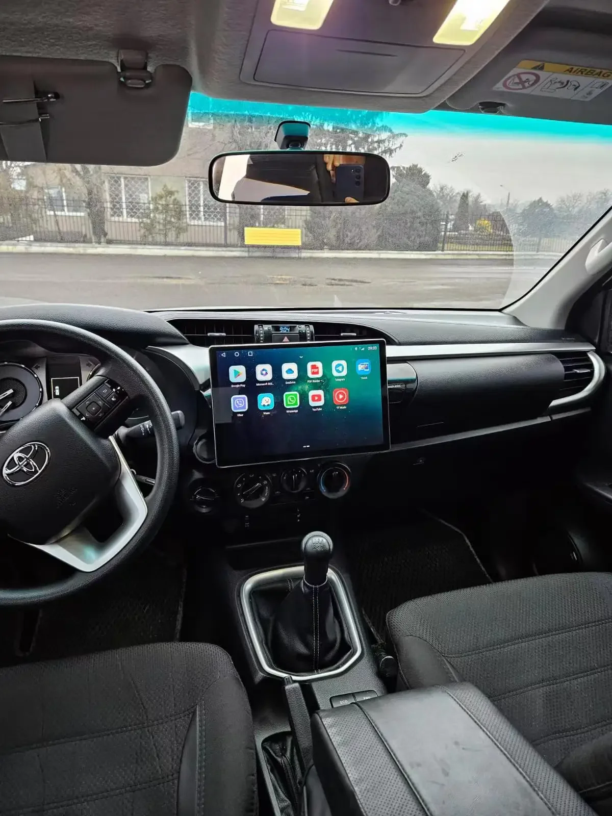 For Toyota Hilux Revo Pick Up AN12 Fortuner 2015-2021 Car Radio 2K Screen Android 13.0 GPS Navi Multimedia Player Carplay 13.1\