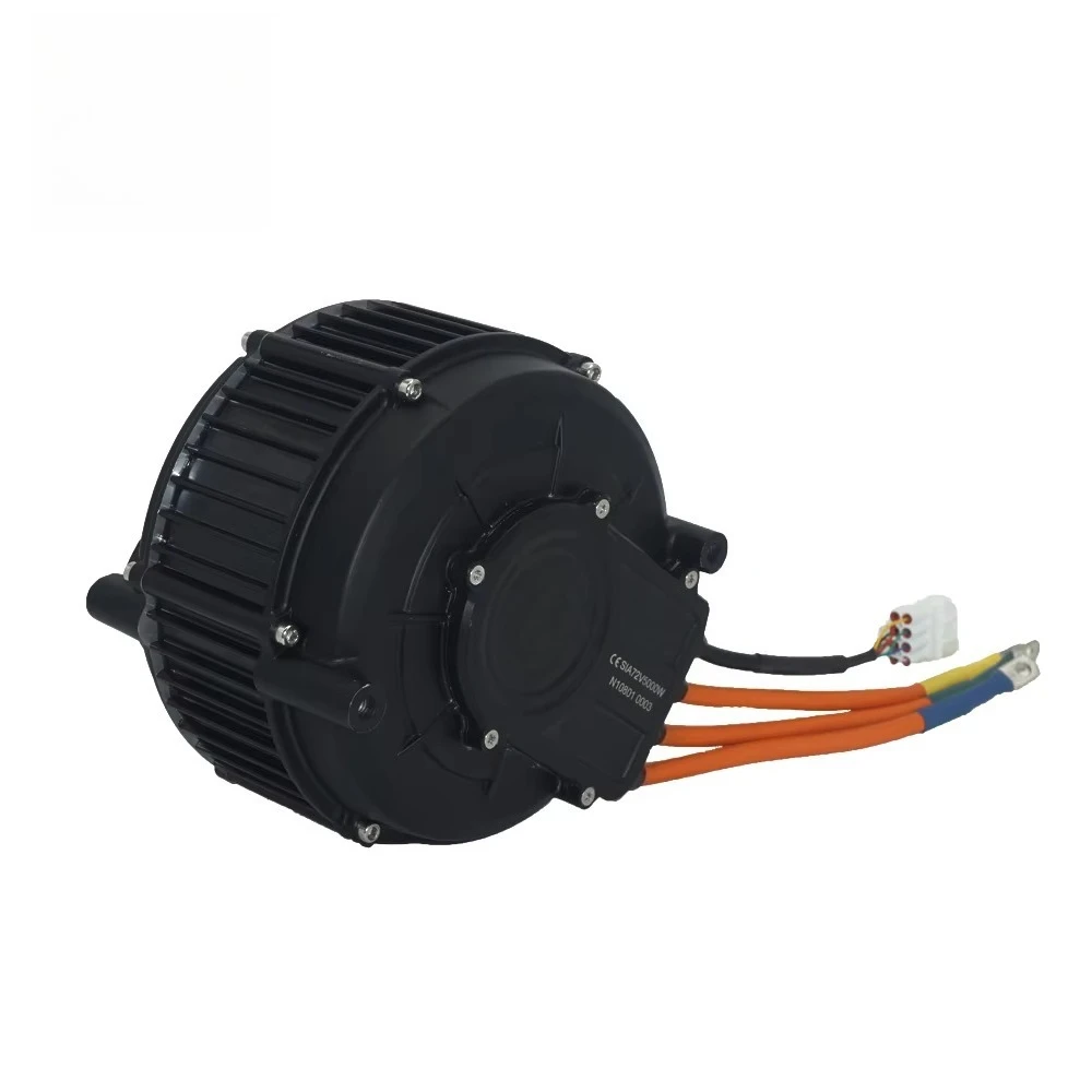 Hot selling：165 5000W 35H V2 Encoder New Condition  Mid Drive Motor for E-Bike or Dirty Bike
