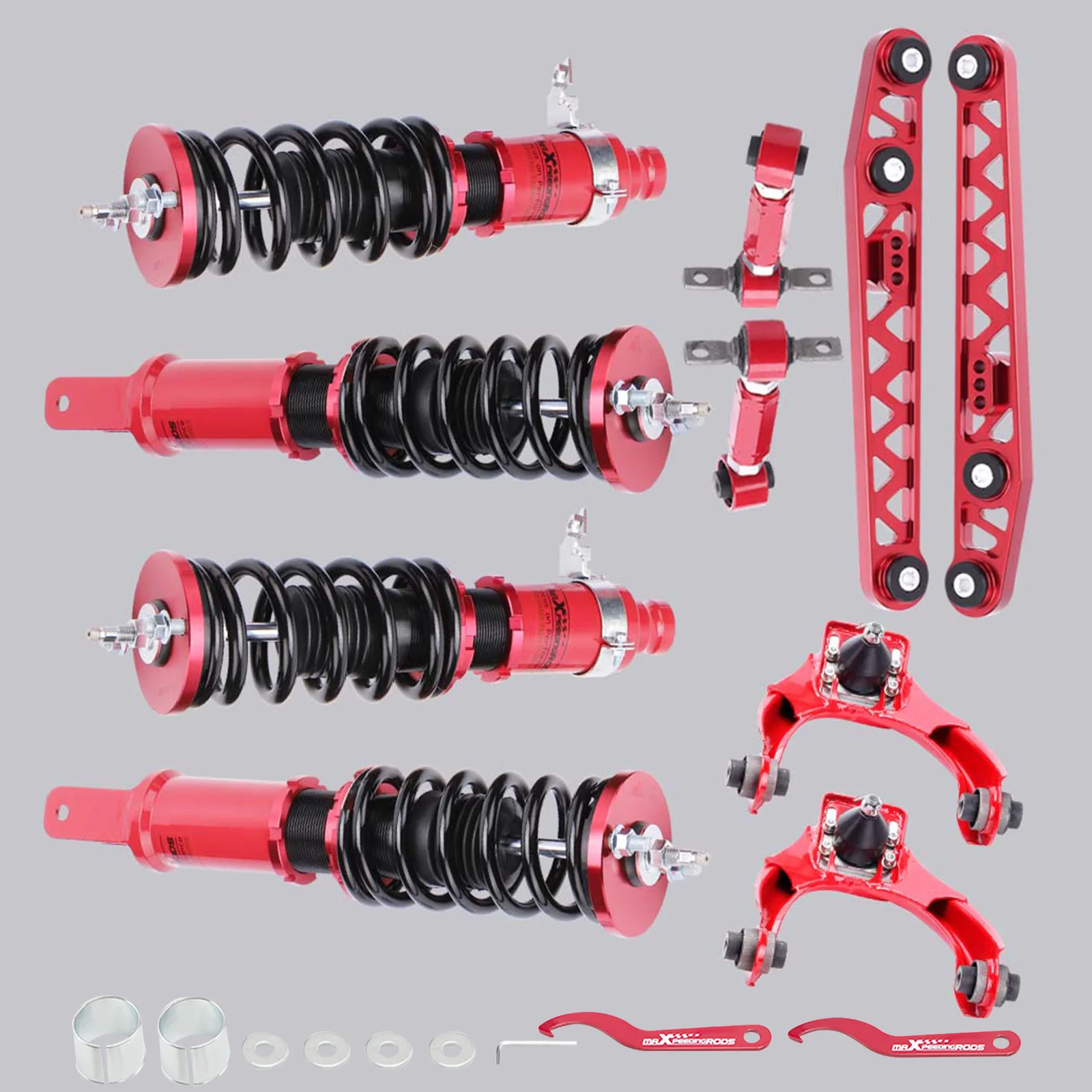 Coilovers Kit + Control Arms For Honda Civic EJ EK EM EJ5 96-00 Rear fork type