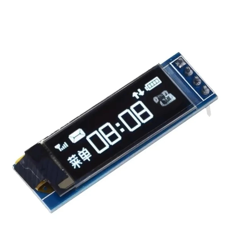 10PCS  0.91-inch LCD display module IIC 12832 LCD display device compatible with 3.3v-5V