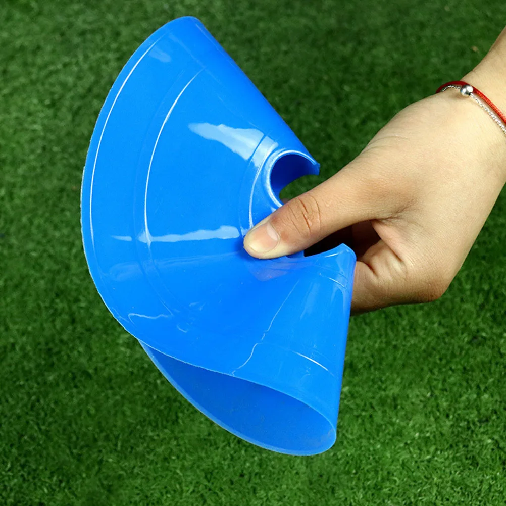 

20Pcs Football Training Sign Discs Plastic Markers for Soccer Football Training Obstacles Sports Equipment Traffic Safety