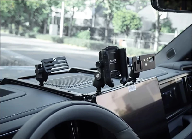 Central Control Dashboard Integrated Bracket Suitable for BYD Equation Leopard 5 2023 2024 Car Radio Intercom Phone Holder Parts