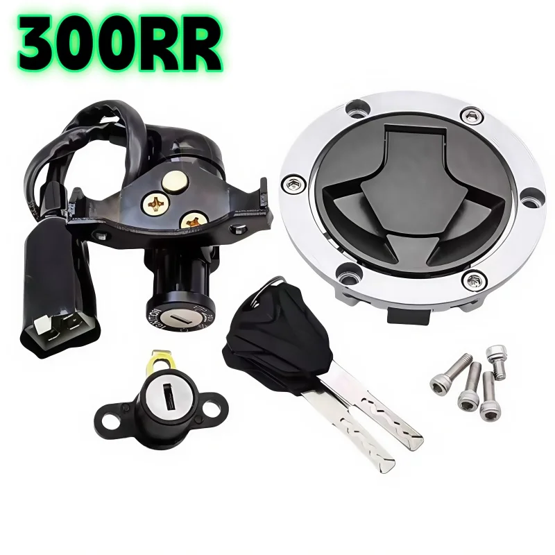 

Suitable for Loncin VOGE 300RR LX300-6A LX300GS-B original ignition lock,fuel tank lock,seat cushion lock, ignition switch cover