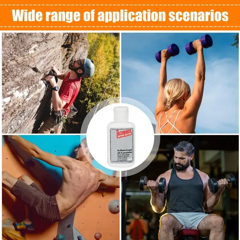 2 Oz Anti-skid Transparent Dry Hand Solution pole dance Anti Slip Liquid Sport Powder For Rock Climbing Sports Liquid Magnesium