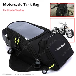 Bolsa de combustible para motocicleta, tanque de navegación para teléfono móvil para Honda Shadow VT 400, 600, 750, VT400, VT600, 1100, paquete de reserva de aceite