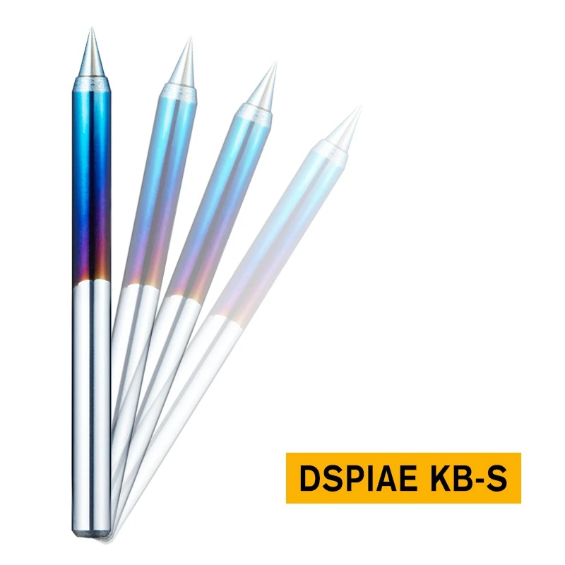 Imagem -05 - Dspiae-tungsten Steel Carving Needle Chapeamento de Titânio Haste para o Modelo Hobby Militar Faça Você Mesmo Element Hand Tools Kb-s 3.175 mm