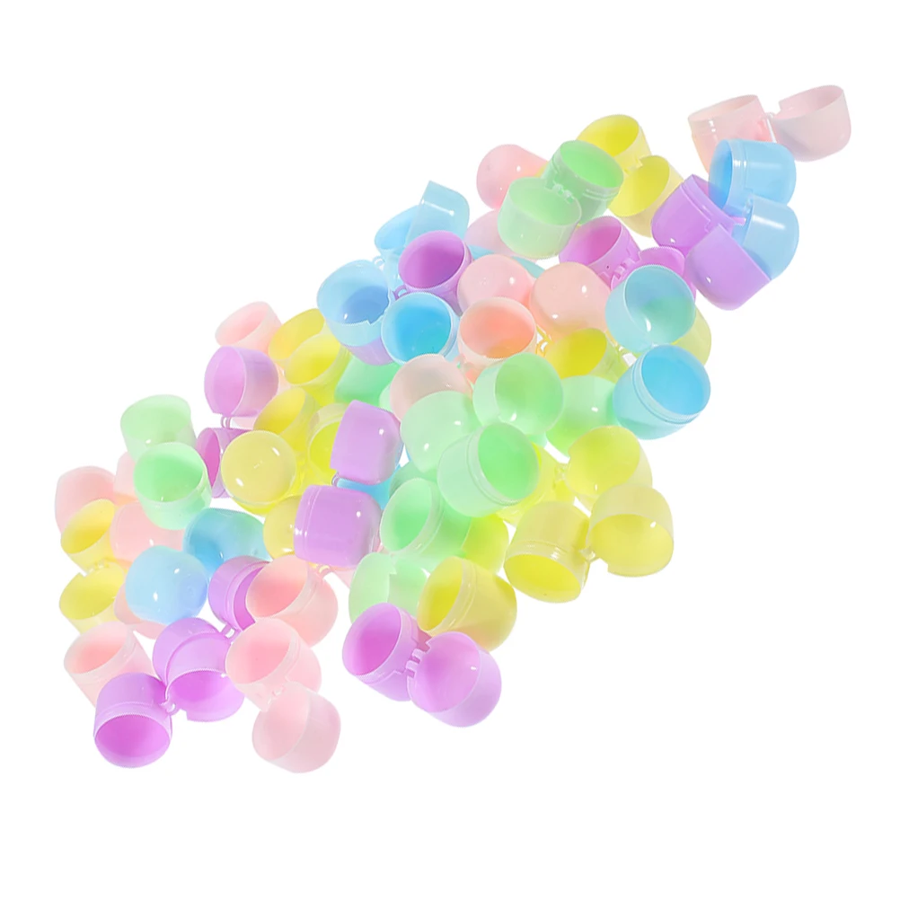 

40pcs Gumball Vending Machine Capsules Plastic Packing Balls Clear PP Material Toy Claw Prizes Empty Party Plaything