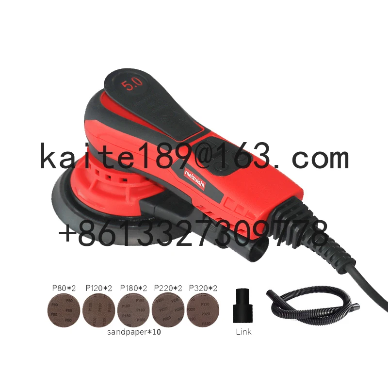 ماكينة سنفرة مدارية كهربائية بدون فرش عشوائية 2023 تصميم جديد 6 بوصة 350 وات 5.0 ملم و2.5 ملم أوبم كهربائي 1.4 150 ملم 50/60 هرتز #2