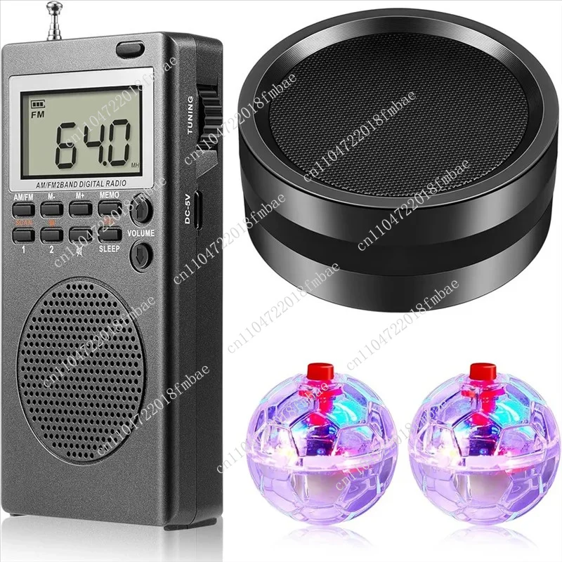 Outdoor home office use, with 2 LED cat beads, 4-piece wireless anti-jamming equipment kit,