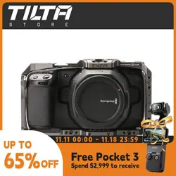 TILTA dla BMPCC 4K 6K klatka operatorska TA-T01-A pełna klatka czarna klatka dla BMPCC4K 6K