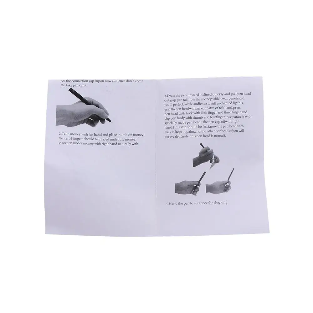 Outdoor Novelty  Children'S  Perfect Penetration Magic Tricks Magic Props Psychological Props Magic Props Pen