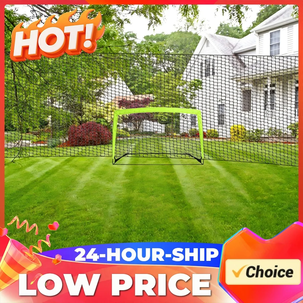 Polyethylene Soccer Goal Netting Training Barrier Fence For Sports Field Practice Essential Soccer Equipment Durable Soccer Net