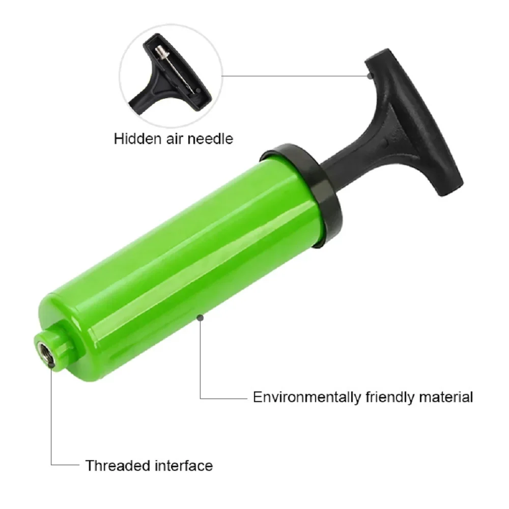 Bicycle Air Pump with Inflating Needle Multi-Use for Football Soccer Swimming Rings Beach Balls  Bike Accessories Included image 5