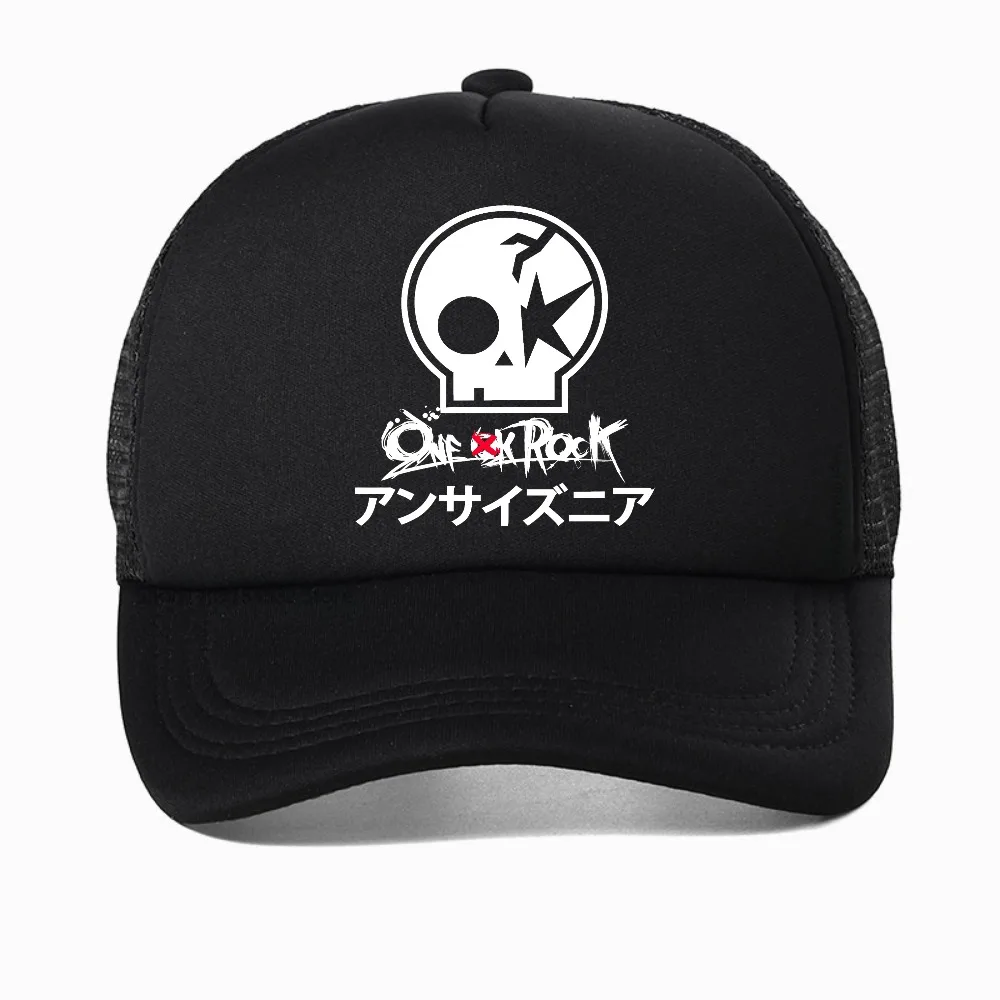 

ONE OK ROCK Detox Europban Tour Graphic Print baseball cap Men Women casual mesh adjustable trucker hat snapback hats