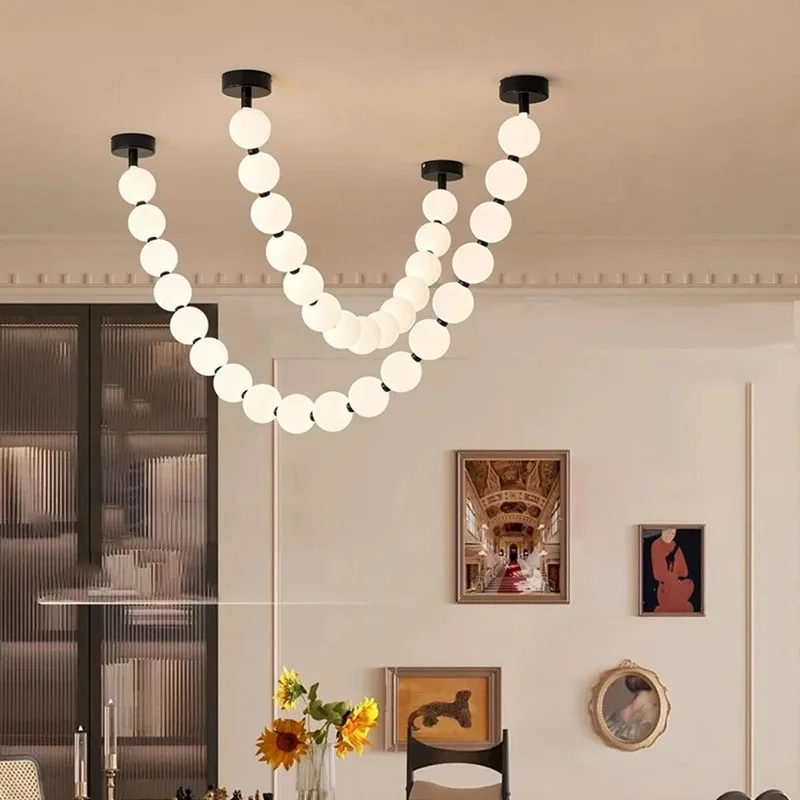 ديكور المنزل الحديث أضواء LED مصابيح إضاءة متدلية لغرفة المعيشة الثريات لغرفة الطعام معلقة ضوء الإضاءة الداخلية #6