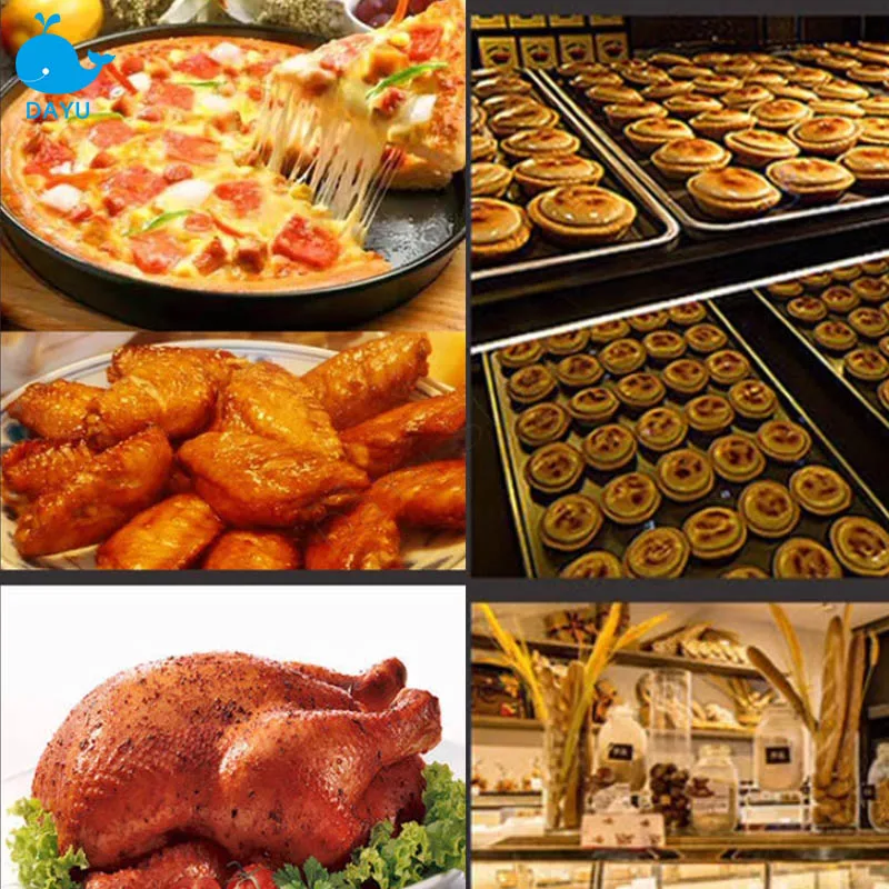 فرن كهربائي تجاري 3 طبقات 3 أطباق خبز كعكة سعة كبيرة محضر طعام معدات المطبخ فرن الخبز