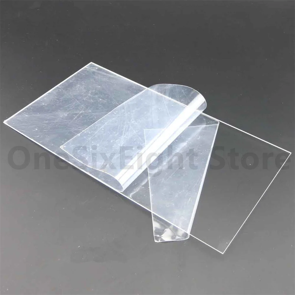 Fogli di plastica acrilica trasparente con pannello in PMMA Film 80x80 100x200 200x300mm