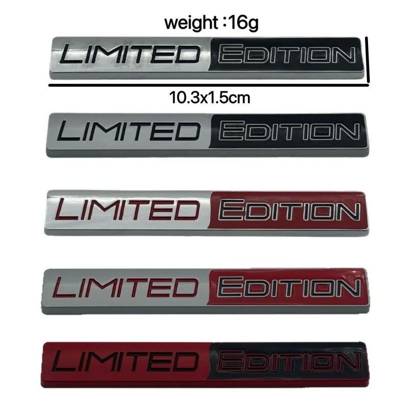 

1PCS LIMITED EDITION metal car sticker for motorcycle and car modification