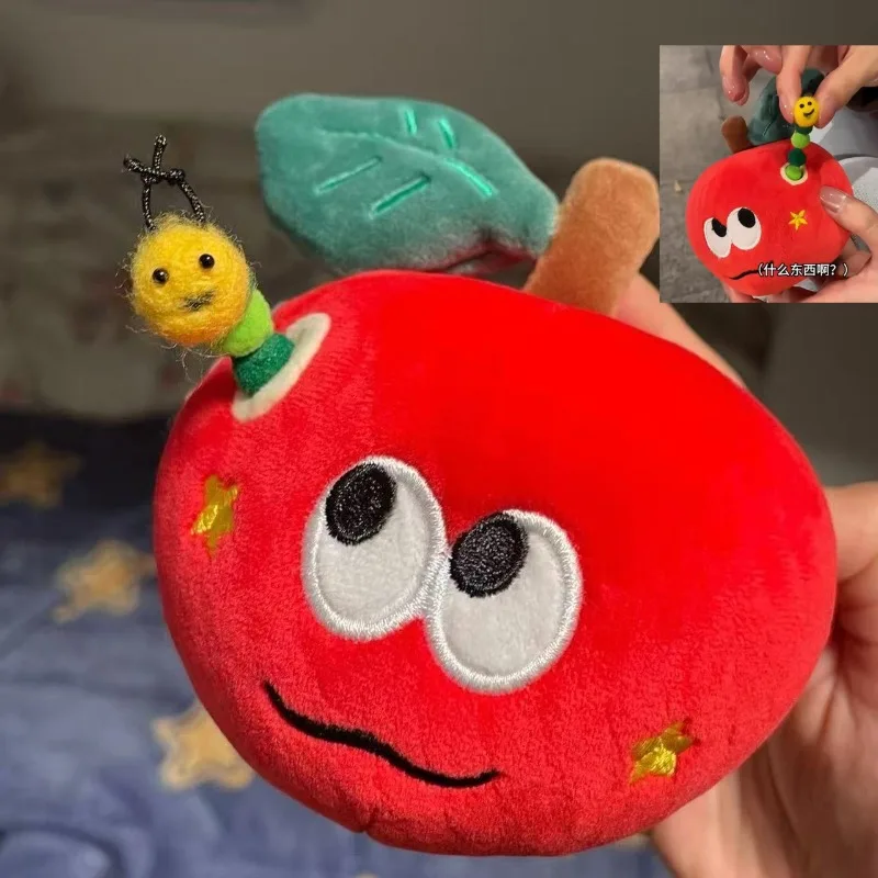

2025 Cute Cartoon Hidden Surprises Red Apple Plush Toy Send Ornament Give Your Girlfriend a Small Christmas Gift
