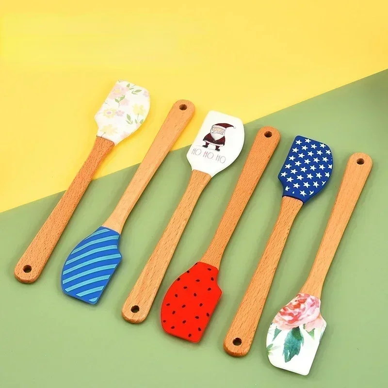 

New Mini Silicone Spatula Cake Cream Spatula Split Butter Spatula Cake Decoration Tool Baking Accessories Kitchen Cooking Tool