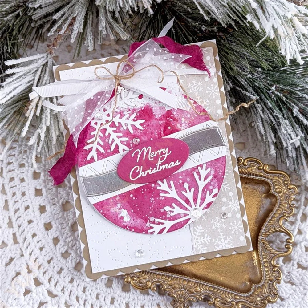 October New Reflections: Hold That Thought Die Stamp DIY Scrapbooking Christmas Greeting Card Decoration Metal Cutting Dies Gift