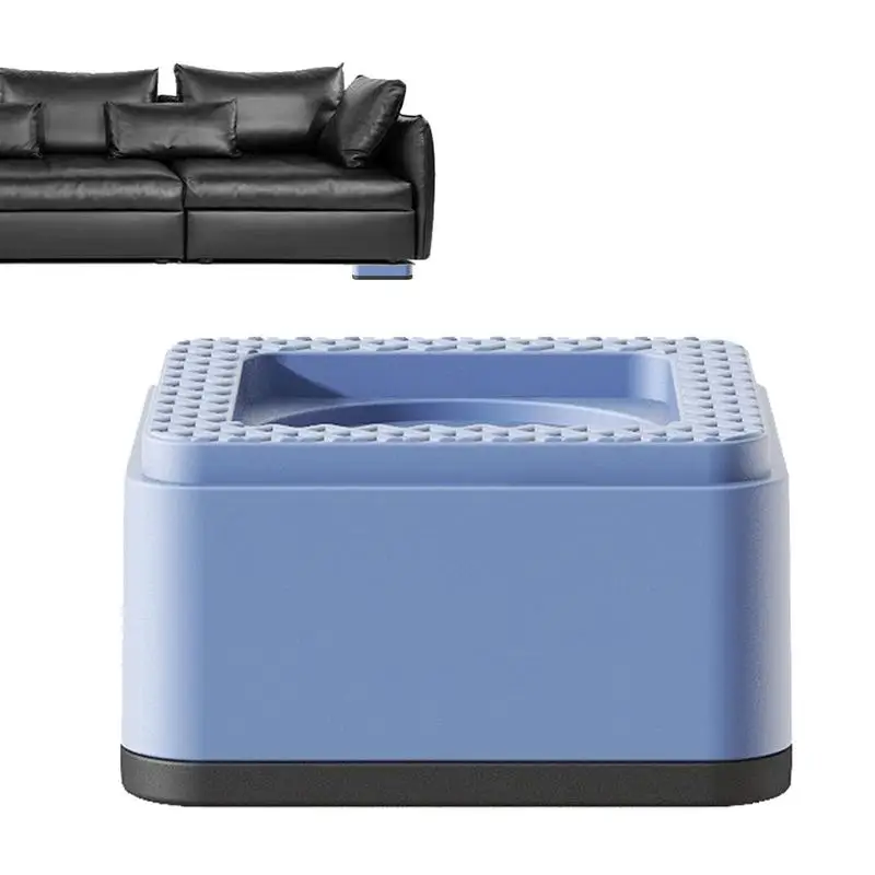 Cama Frame Plataforma Risers, Anti Vibração Pernas Pads, Rotação de 360 Graus, Móveis Risers, Completo, 4Pcs