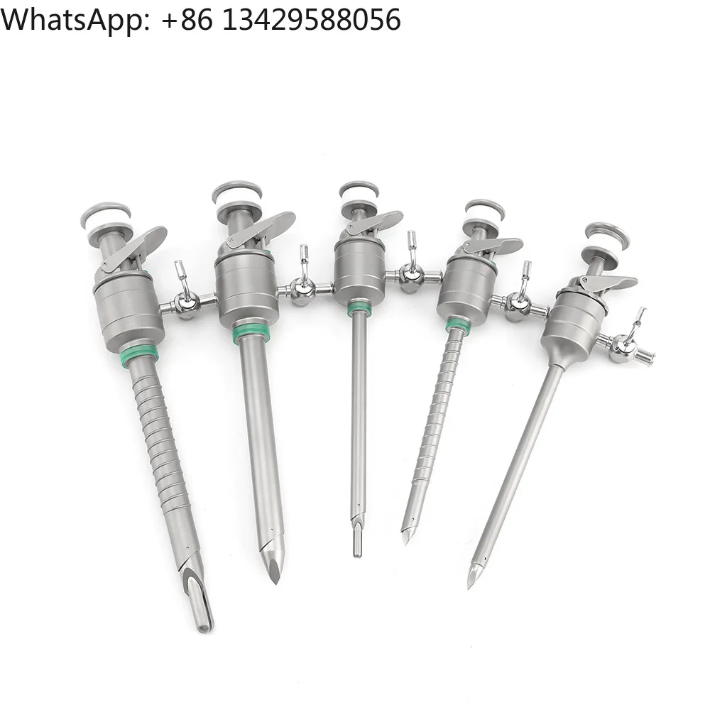 

Laparoscopic Reusable Trocars with Cannula for Abdominal Surgery 5mm 10mm 12mm Press Type Trocar