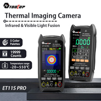TOOLTOP Portable Thermal Imaging 32*32 With Visible Light 5 Color Palettes -20~550℃ AC/DC 2.8-Inch Multimeter Car Repair Tools