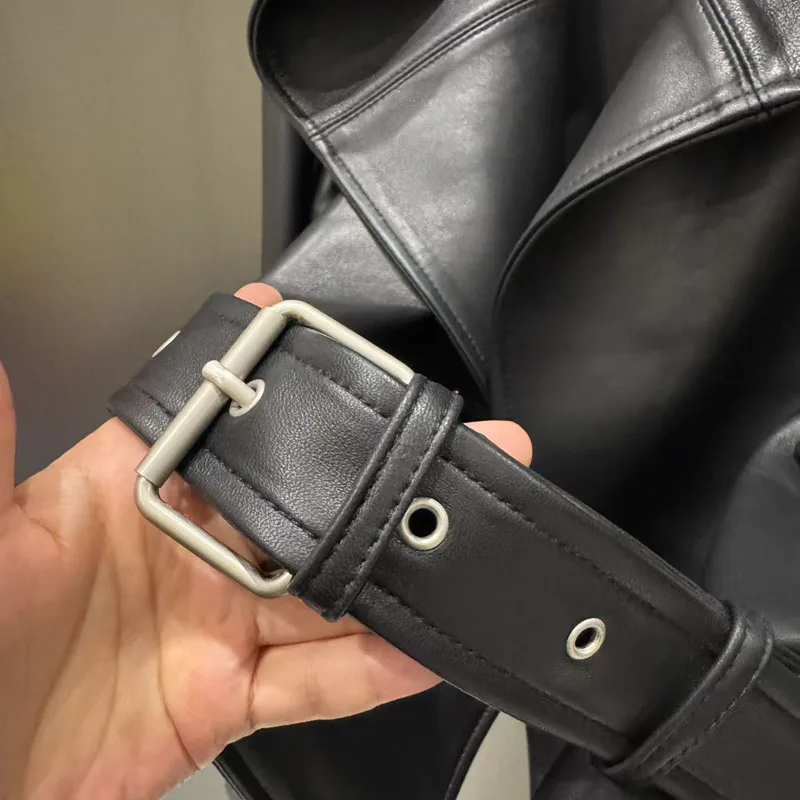 high quality coat spring women 2025 new arrival genuine leather jacket with hooded short length