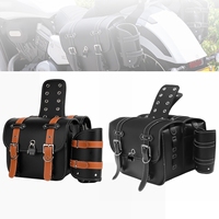 Luggage Tail Rear Bags For Sportster 883 1200 Honda Yamaha Suzuki Motorcycle SaddleBag Motorbike Side Bags Storage Tool Parts