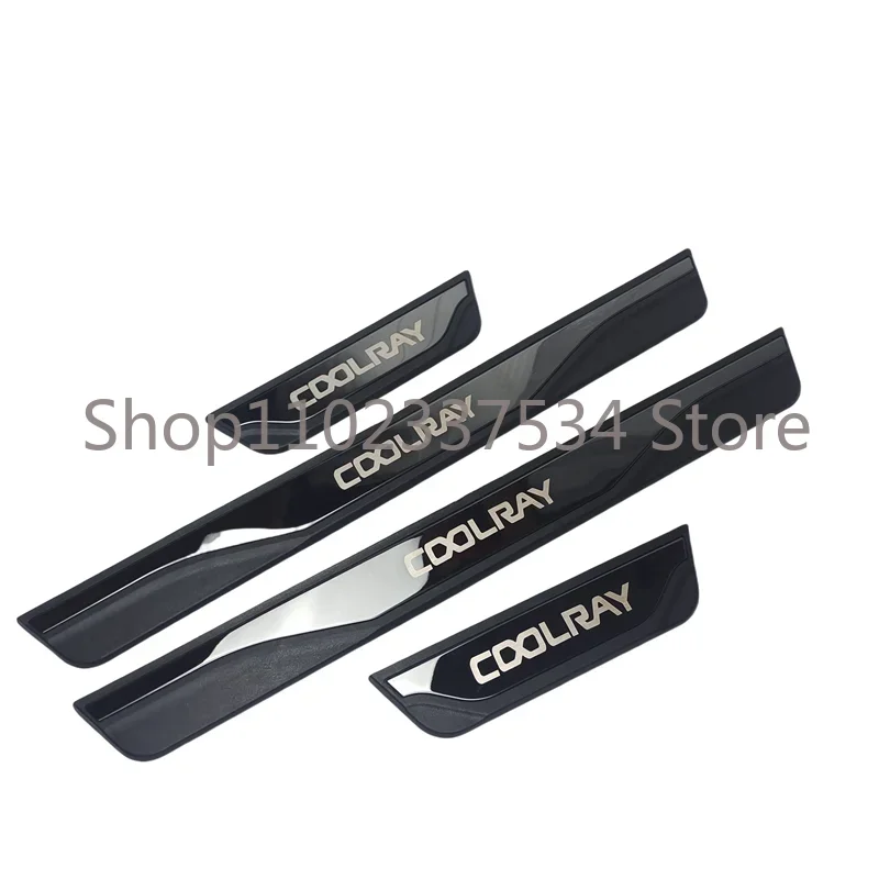 Car decorative accessories Door Sill Scuff Plate Stickers For Geely Coolray 2023-2024