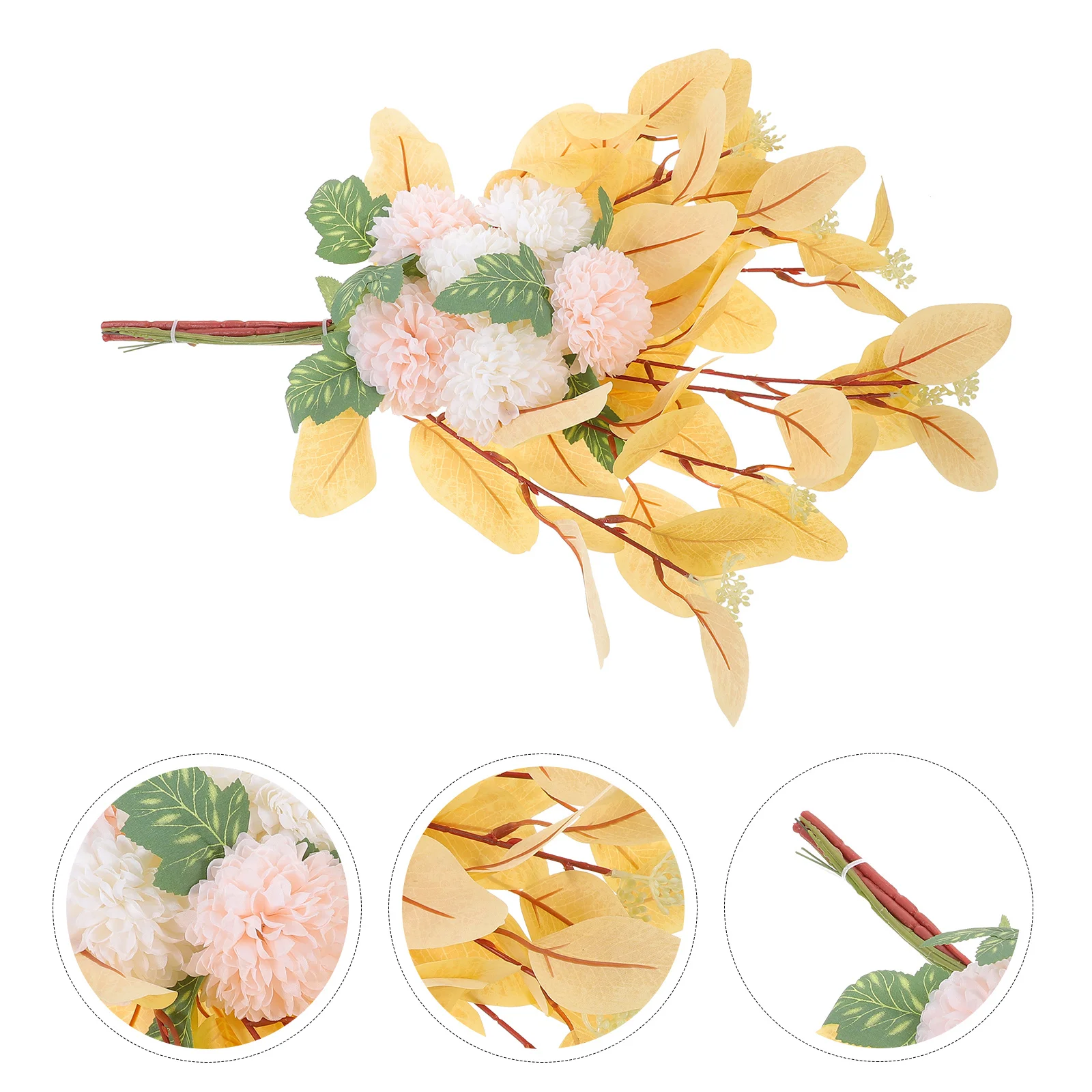 

Artificial Chrysanthemum Wedding Bouquet Handheld Fake Flower Bridal Party Decoration Artificial Bridal Bouquet