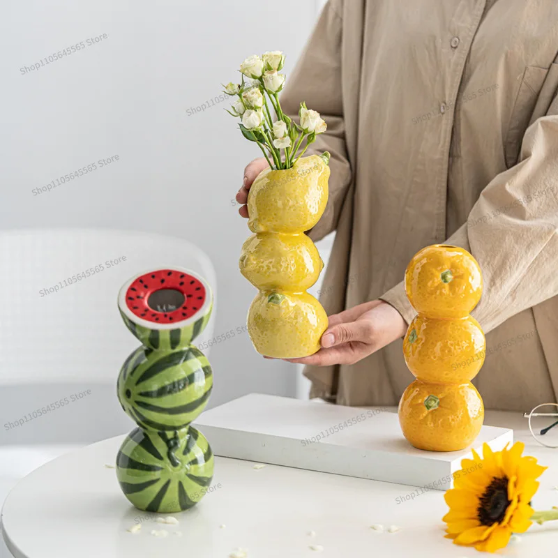 For Minimally Designed Fruit Flower Insert Desktop Decoration
