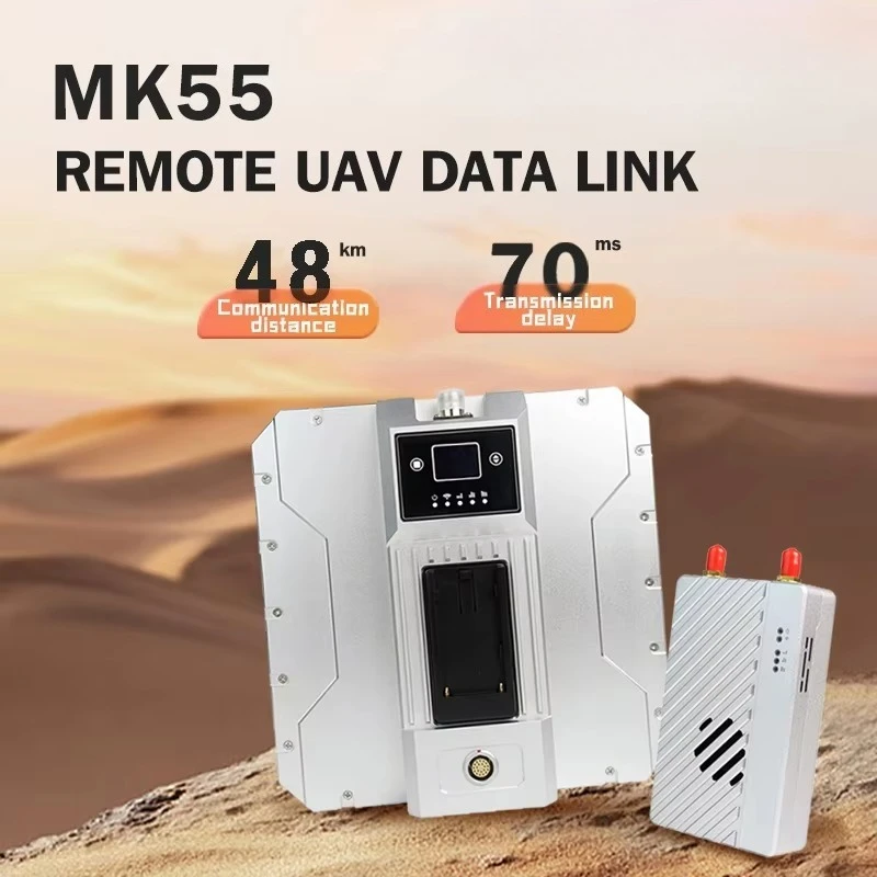 55KM 800MHZ/1.4GHZ/2.4GHZ High Range Remote Control Receiver Long Range Video Link COFDM Wireless Video Transmitter view 2