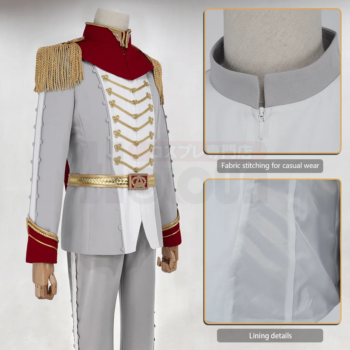 코스프레 P5 게임 아케치 고로 코스프레 의상 가발 크로우 그레이 유니폼 마스크 코스 콘벤션 무대 코믹 슈트 크리스마스 새해 선물