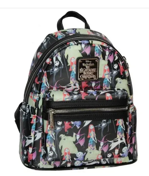 In Stock Loungefly Disney Eeyore Pooh Bear Mini Travel Backpack Cute Cartoon Character lady Phone Bag Student Gift