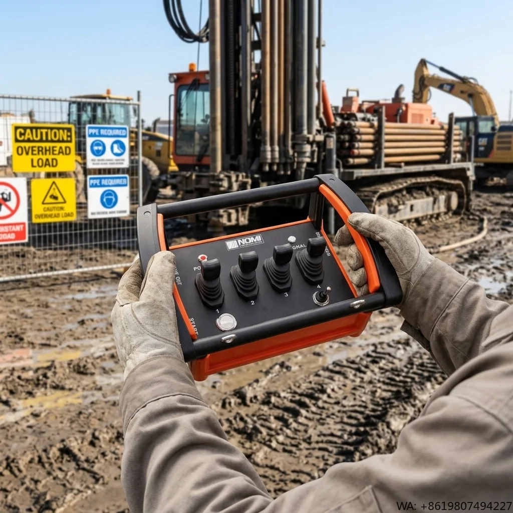 NOMI Brand NMBZ 001 High Precision Hydraulic Proportional Joystick Remote Controller for Crawler Drilling Rig Retrofit
