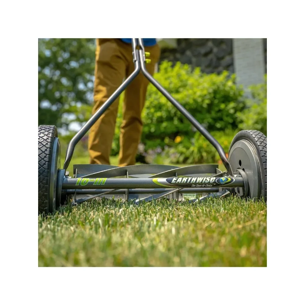 Imagem -06 - Push Reel Lawn Mower 171516ew 16 Cinza Earthwise7-blade