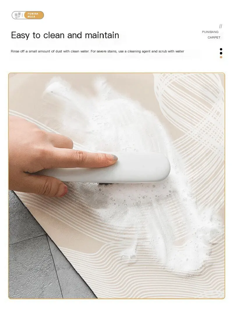 Super saugfähige Küchenbodenmatte, lange Diatomit-Küchenmatte, weiche, waschbare Teppiche, rutschfeste Badezimmer-Eingangsmatte 주방매트 – Detail 8