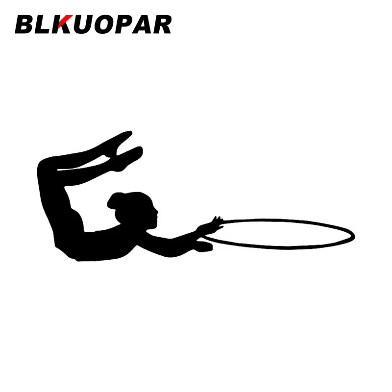 

BLKUOPAR Gymnastics Hula Hoop Car Stickers Anime Personality Decal Occlusion Scratch Windows Refrigerator Decoration Car Lable